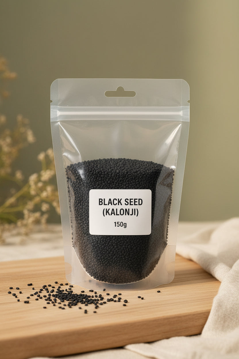 Black Seed (Kalonji) – 100% Pure Nigella Sativa Seeds – 150g